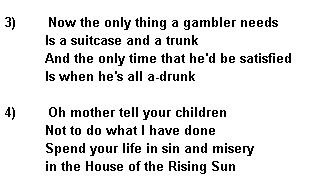 The House Of The Rising Sun line 6