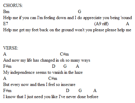 Help! lyrics 2