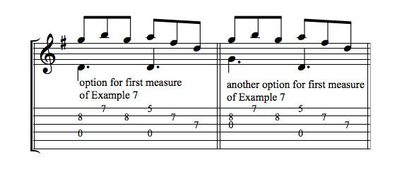 Paddy Whack Option for first measure of Example 7