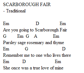 Scarborough Fair lyrics