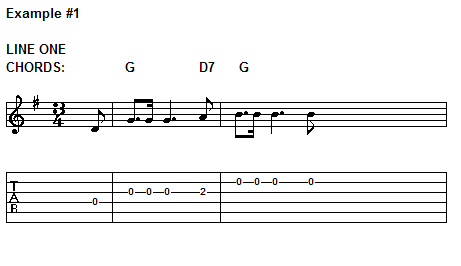 Example 1 - line 1