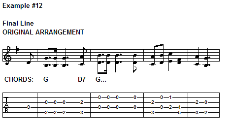 Example 12 - line 1