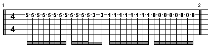 Figure 1A Without Tremolo Notation