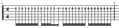 Figure 2A Without Tremolo Notation
