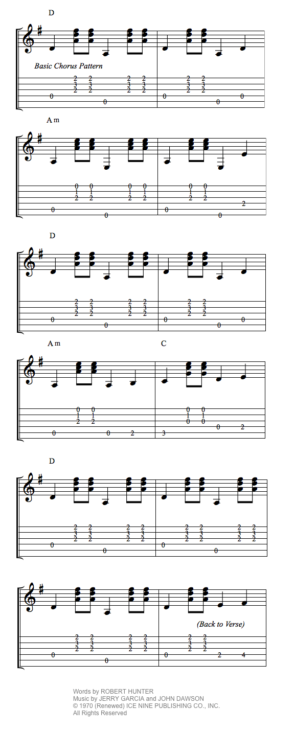 Bass chorus pattern