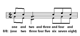 Counting the switch of time signatures in Bookends continued