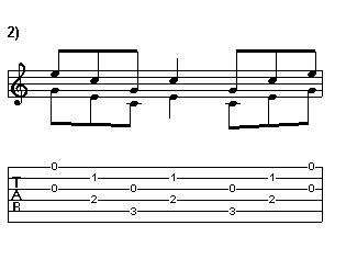 Bookends C based chord measures variation 2
