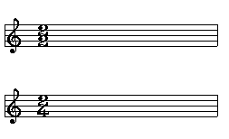 Example #1 Various time signatures