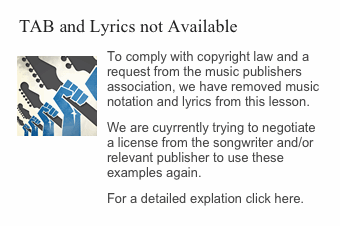 TAB and Lyrics not Available